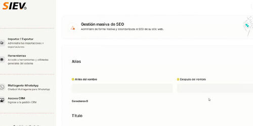 Imagen de Gestión masiva de SEO