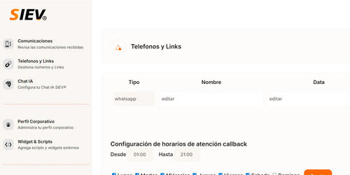Imagen de Telefonos y Links